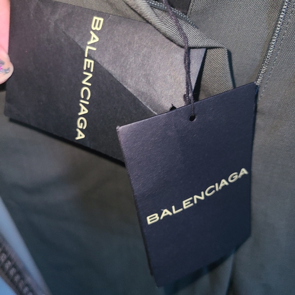 Authentic Balenciaga Dress Pants Slacks Women's Size 6 Olive Green New With Tag - Picture 12 of 13